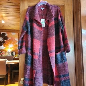NWT! Sweater Coat w/pockets